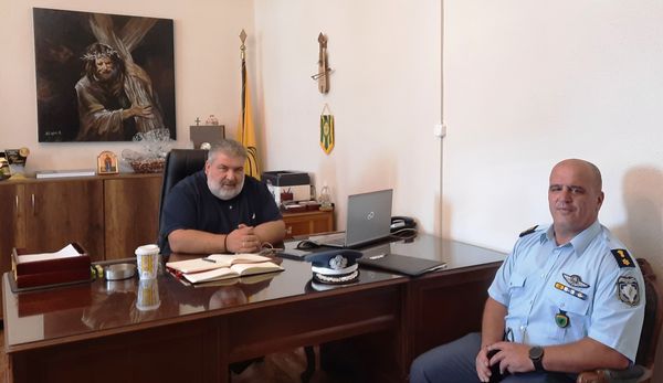 Τον Δήμαρχο Εορδαίας Παναγιώτη Πλακεντά επισκέφθηκε ο νέος Διοικητής του Τμήματος Τροχαίας Εορδαίας, Παναγιώτης Αβραμίδης.