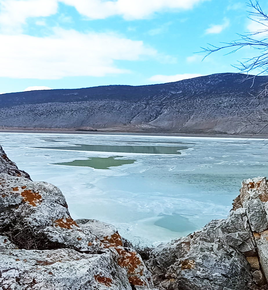 Γεώργιος Βασιλειάδης - Εικόνες από την παγωμένη λίμνη των Πετρών στο Αμύνταιο