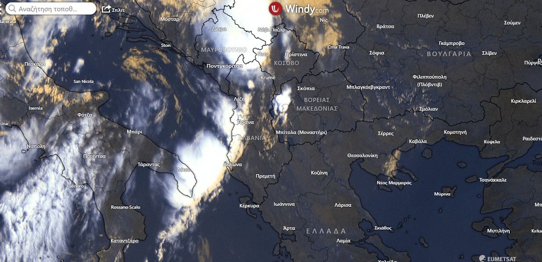 Γιώργος Βασιλειάδης: Καταιγίδες που από το πρωί σημειώνονται σε περιοχές των Βαλκανίων πλησιάζουν την χώρα μας και από το μεσημέρι έως το βράδυ θα εκδηλωθούν με χαρακτηριστικά μπουρινιού