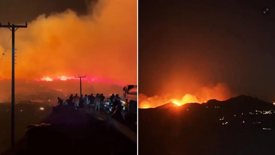 Φωτιά στη Σέριφο: Ολονύχτια μάχη με τις φλόγες και τους ανέμους - Ενισχύσεις από Αθήνα και Σύρο