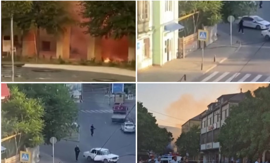Ρωσία: Σοκάρουν οι εικόνες από τις επιθέσεις σε εκκλησίες και τη συναγωγή – Λουτρό αίματος, τουλάχιστον 16 νεκροί (Videos)