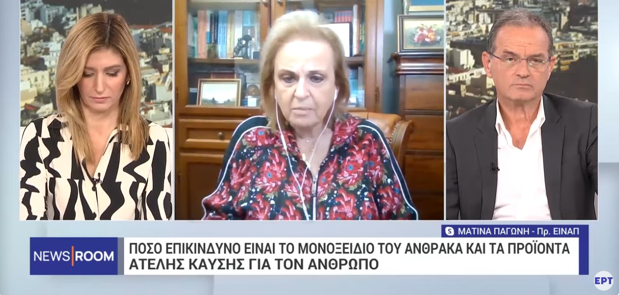 Λιμνοχώρι Φλώρινας: Αμύνταιο: Η Ματίνα Παγώνη για την επικινδυνότητα του μονοξείδιου του άνθρακα