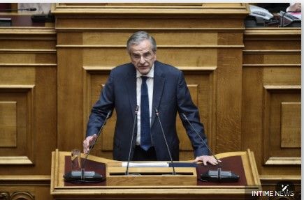Σαμαράς στη Βουλή: Η κυβέρνηση Μητσοτάκη έχει γίνει συνώνυμη της διαφθοράς