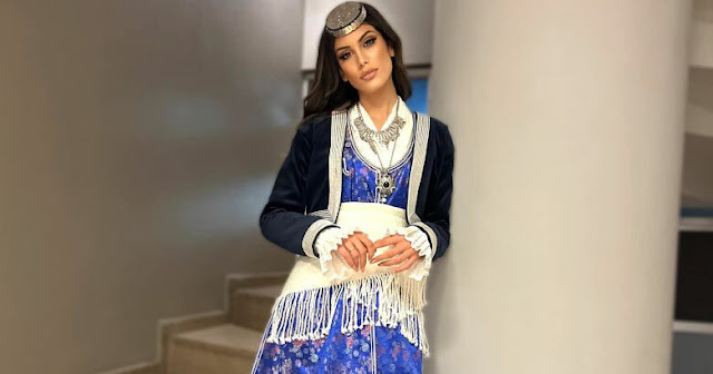 Άννα Παυλίδου: Με Ποντιακή φορεσιά στον διαγωνισμό Miss World η Ελληνίδα Σταρ Ελλάς - Το μήνυμά της