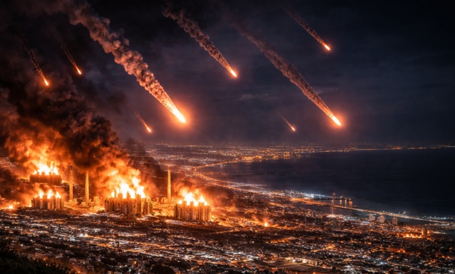 Σείστηκε το Ισραήλ – Το Ιράν χτύπησε για 1η φορά με τον πύραυλο Nasrallah, σοκαριστικά ακριβής – Έκαψε το διυλιστήριο στη Haifa