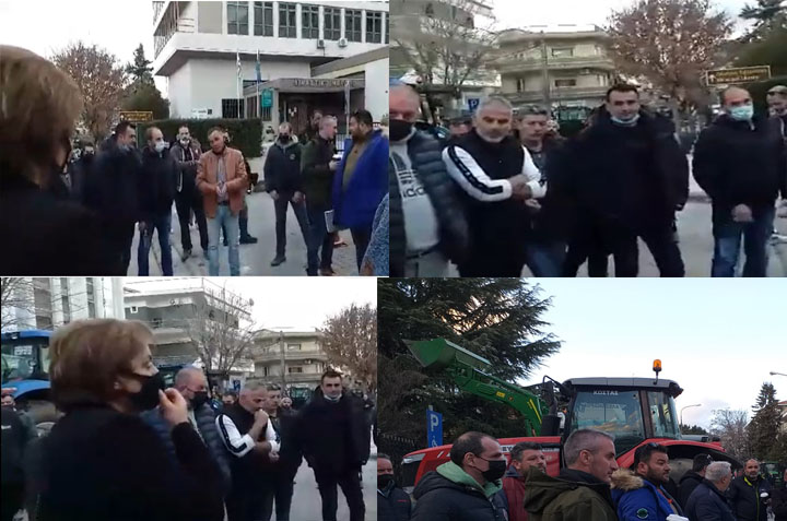  Συγκέντρωση αγροτών έξω από το κτήριο της Π.Ε. Κοζάνης, να επισημάνουμε γίνεται ενόψει και της συνεδρίασης του Περιφερειακού Συμβουλίου Δ. Μακεδονίας