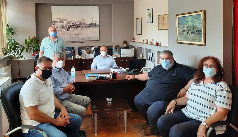 Οι κ. Πλακεντάς και  Αντωναρίδης στην συνάντηση με τον Δήμαρχο Κομοτηνής!!!
