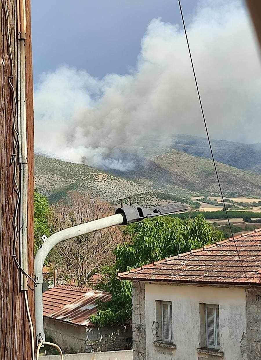 Φωτιά στην περιοχή Παρχάρια Εορδαίας (βίντεο)