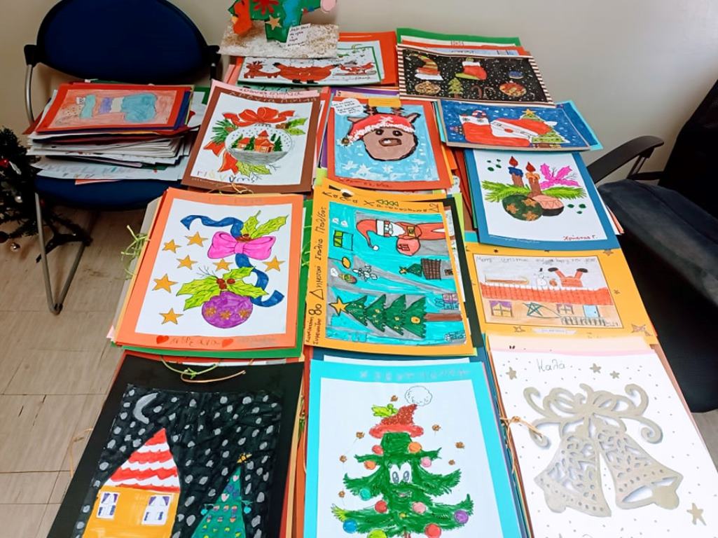 Πτολεμαΐδα: 78 σχολεία από τη Δ. Μακεδονία έστειλαν ζωγραφιές και ευχές στους ασθενείς του Μποδοσάκειου Νοσοκομείου
