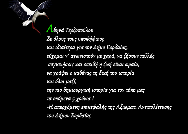 Αθηνά Τερζοπούλου - Για όλους του υποψήφιους!