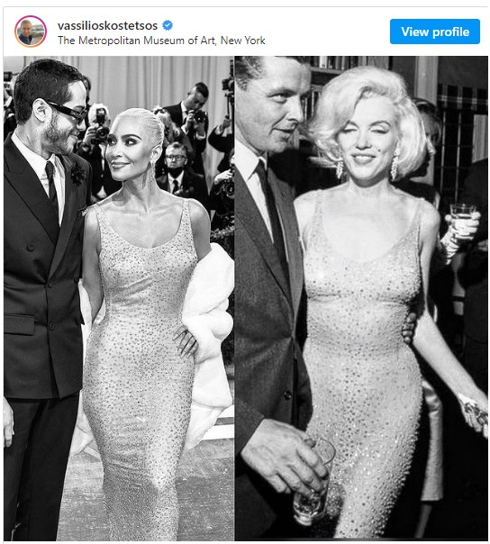  Αντιδράσεις για την επιλογή της να φορέσει το θρυλικό φόρεμα της Marilyn Monroe στο Met Gala- «Ντροπή και κατάντια»