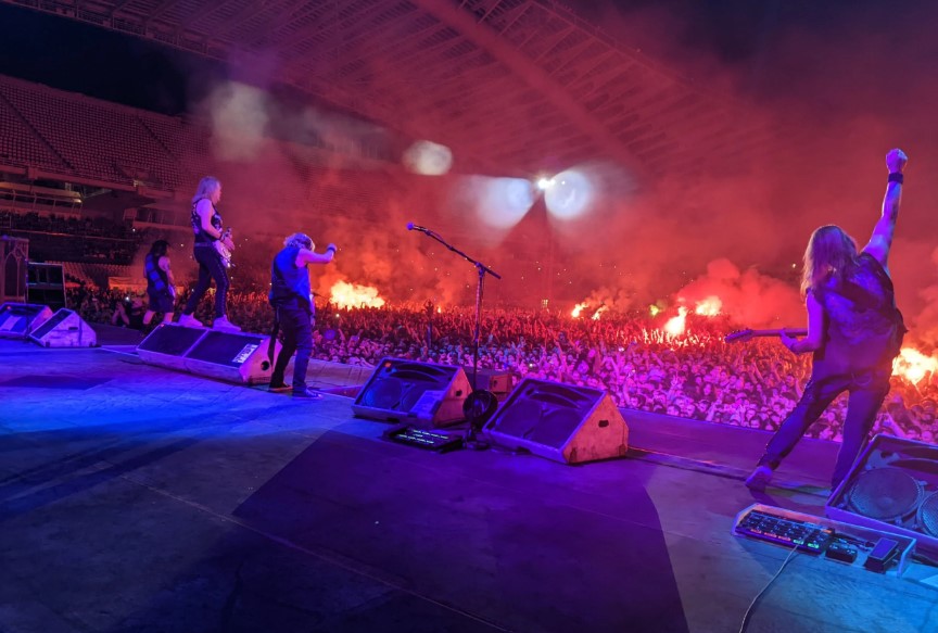 Οι Iron Maiden έβαλαν “φωτιά” στο ΟΑΚΑ – Το “ευχαριστώ” του συγκροτήματος