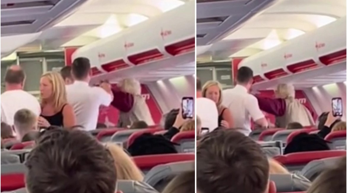 Πτήση εφιάλτης για Ρόδο: Γυναίκα ούρησε στο κάθισμα, έριξε χαστούκια και πήγε ν' ανοίξει την πόρτα
