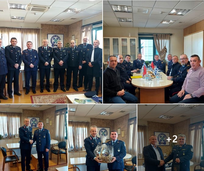 Συνάντηση του Γενικού Περιφερειακού Αστυνομικού Διευθυντή Δυτικής Μακεδονίας, με υπηρεσιακούς παράγοντες της Αλβανικής Αστυνομίας
