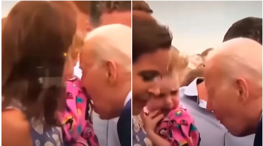 Τζο Μπάιντεν: Ο «creepy Joe» ξαναχτύπησε - Viral το βίντεο που φιλάει και... μυρίζει μικρό κοριτσάκι