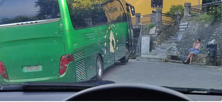 Πήλιο: Λεωφορείο πήρε κλειστή στροφή και «σηκώθηκε στον αέρα» στη Ζαγορά - Φωτογραφίες