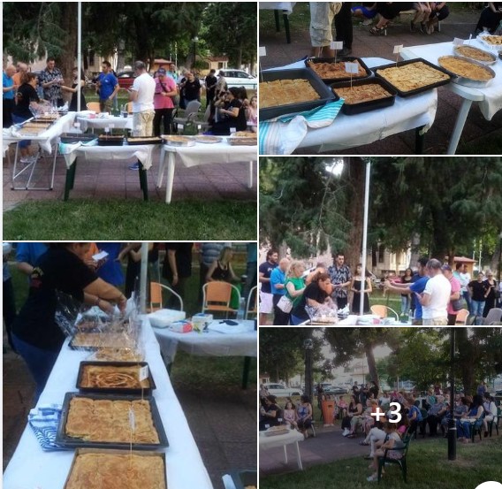 Διαγωνισμός πίτας στην Πλατεία του Ανατολικού από τον τοπικό Πολιτιστικό Σύλλογο Η &quot; Ανατολή&quot;