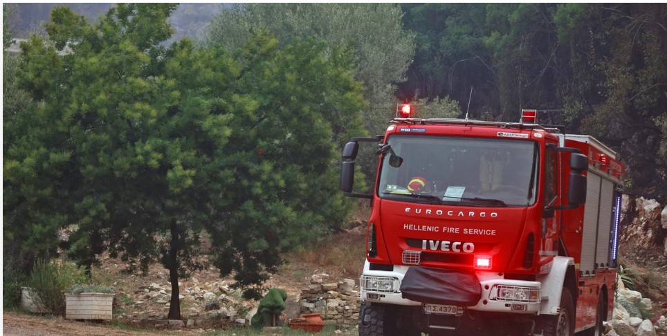 Φωτιά ξέσπασε το πρωί του Σαββάτου (29/7) σε δασική έκταση στον Τρίλοφο Καστοριάς.