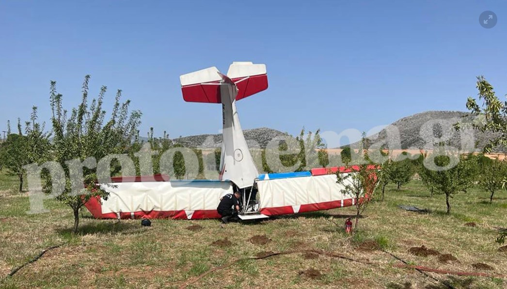 Λίγο μετά την απογείωση κατέπεσε το μονοκινητήριο αεροσκάφος στη Θήβα - Νεκρός ο 37χρονος χειριστής
