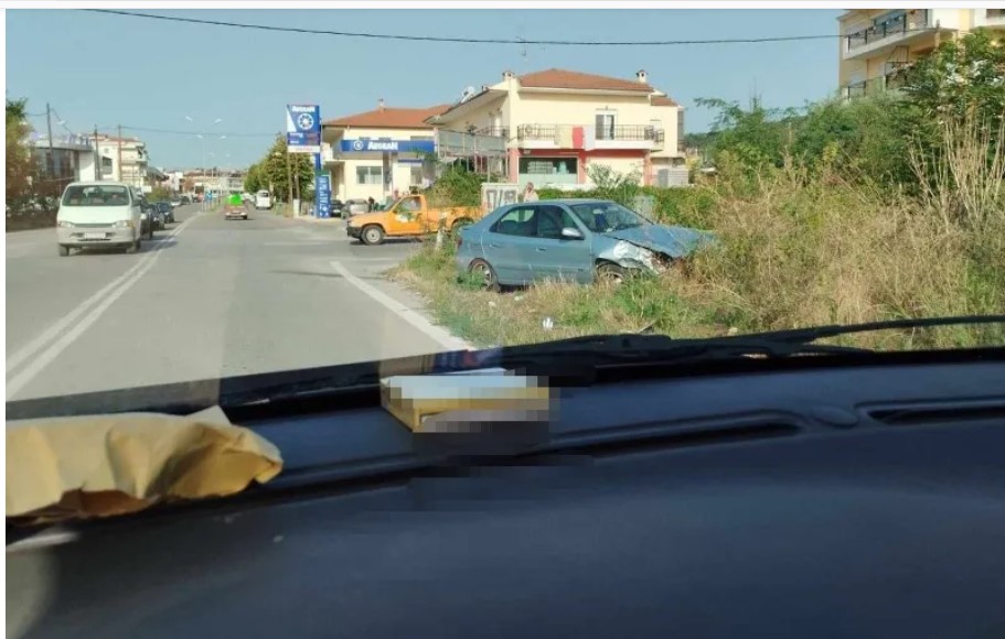 Τροχαίο ατύχημα στην οδό Λαρίσης στην Κοζάνη