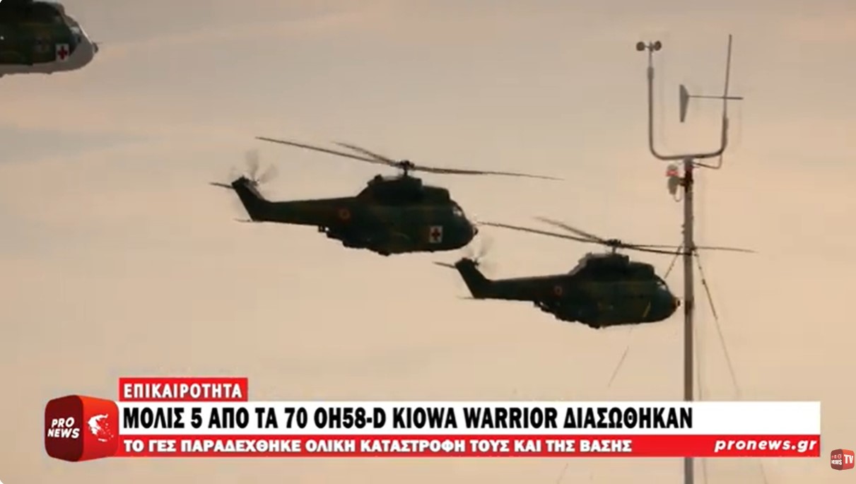 Η ντροπή της Ελλάδας: Μόλις 5 από τα 70 ελικόπτερα διασώθηκαν στο Στεφανοβίκειο!