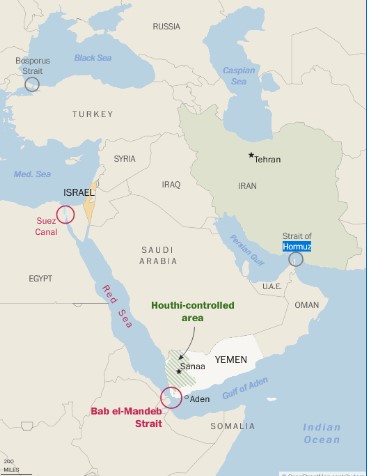 Οι Χούθι «πυρπολούν» το παγκόσμιο εμπόριο – Καθυστερήσεις σε προϊόντα ΙΚΕΑ