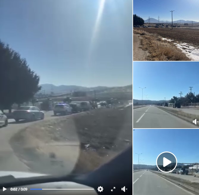 Μηχανοκίνητη πορεία Αγροτών 2 χιλιομέτρων περίπου,αυτήν την ώρα, από το Μαυροδένδρι προς την Περιφέρεια Δυτική Μακεδονία 