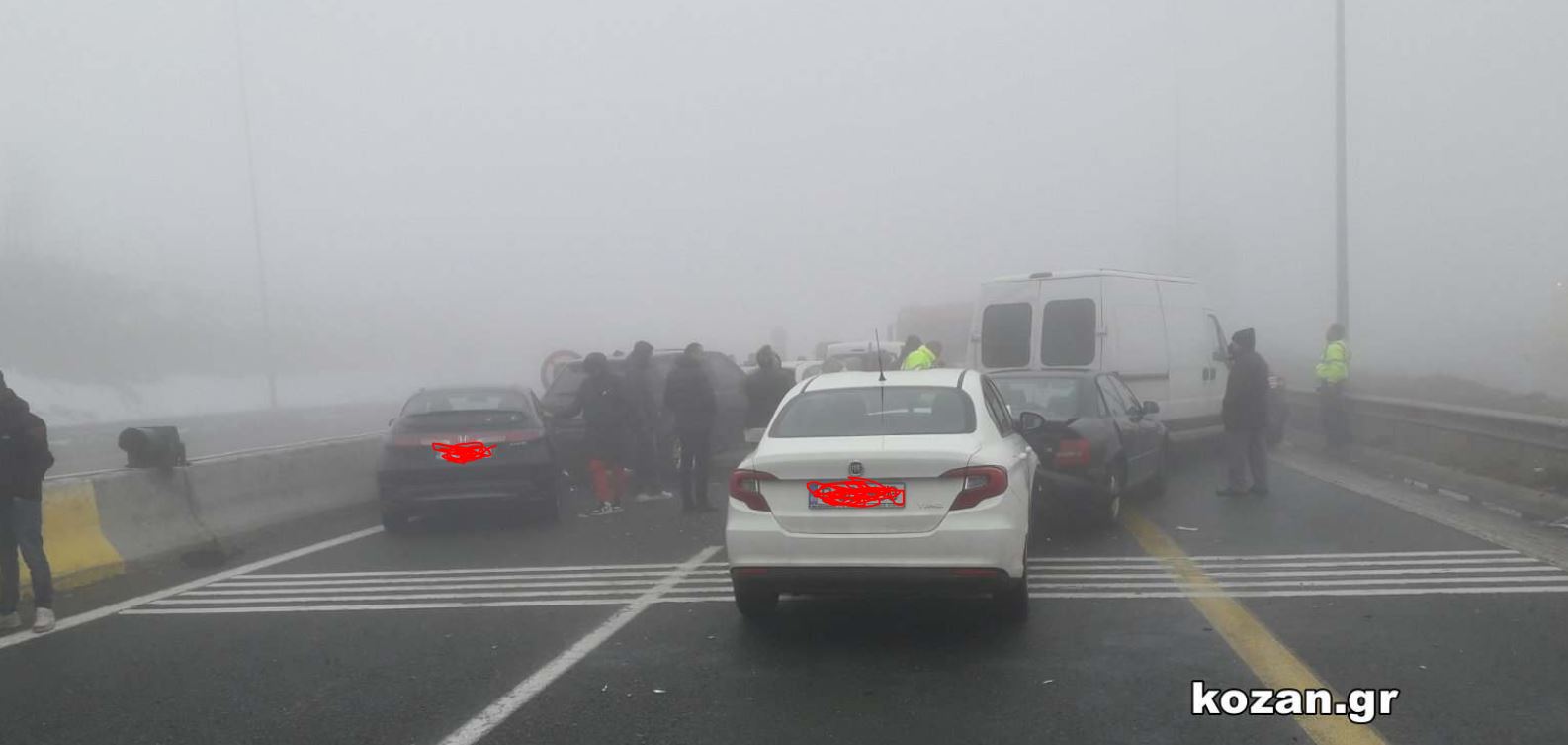 Καταγγελίες για την Εγνατία Οδό - Αδιαπέραστη  ομίχλη, δεν ήταν αναμμένα τα φώτα του δρόμου