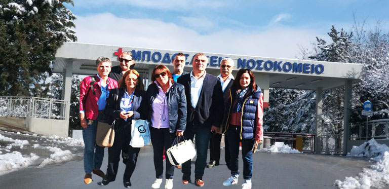 Μποδοσάκειον: Παρέμβαση του Συνδυασμού της κ . Ζεμπιλιάδου μαζί με τον Καραπίντσιο Βασίλειο (επίτιμο Πρόεδρο του Συλλόγου Καρκινοπαθών και μέλους της ΕΛΟΚ) και την Πρωτοβουλία Πολιτών στο Μποδοσάκειο, για το πρόβλημα της Ογκολογικής.